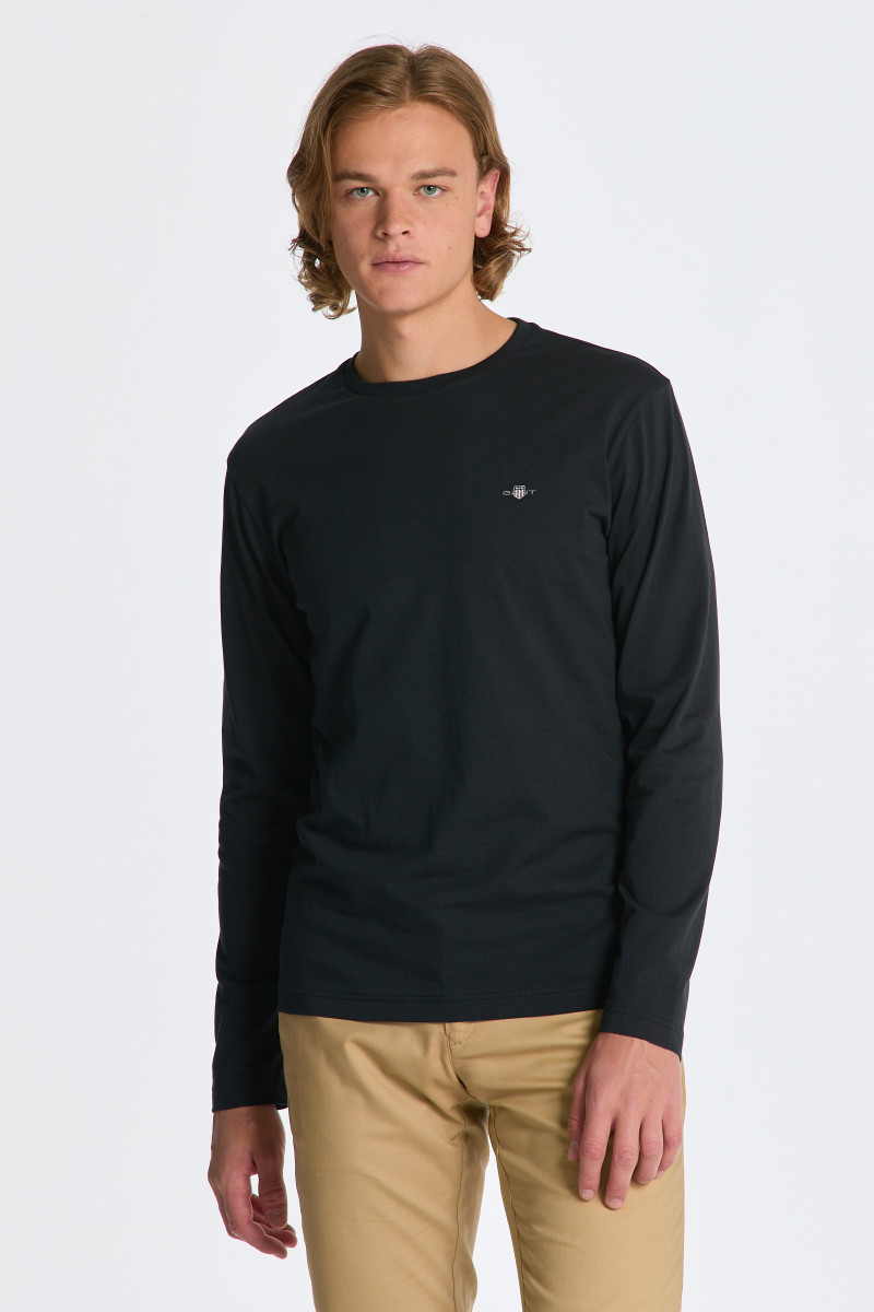 GANT Maglietta Donna A Righe Reg Striped Shield LS – Cotone – Manica Lunga - 2