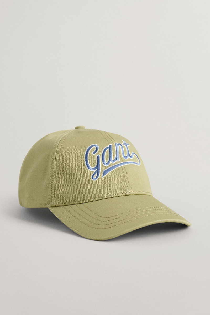 E-shop KŠILTOVKA GANT SCRIPT LOGO CAP zelená S/M