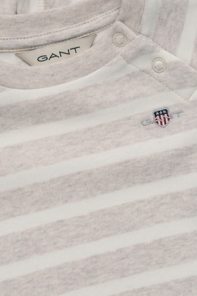 PÓLÓ GANT STRIPED LS RAGLAN TOP - Kép 2
