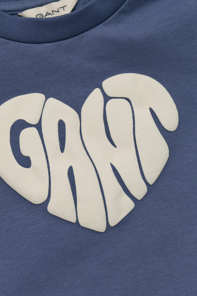 TRIČKO GANT HEART GRAPHIC SS T-SHIRT - Fotografie č. 2