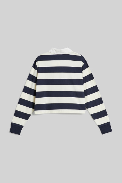 PÓLÓ GANT STRIPED CROPPED RUGGER - Kép 2
