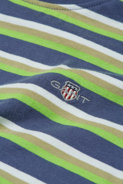 TRIČKO GANT STRIPED SHIELD T-SHIRT - Fotografia č. 3