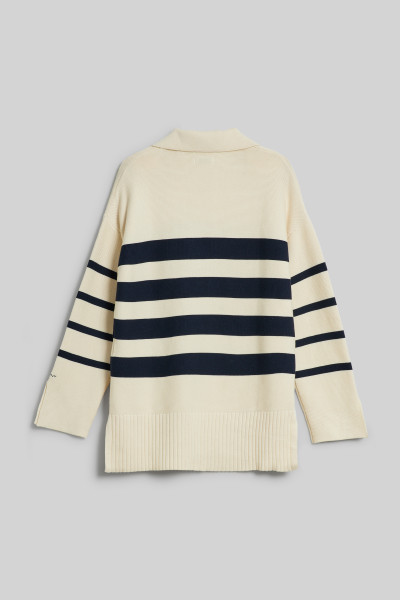 SVETR GANT STRIPED BRETON KNITTED SWEATER - Fotografie č. 2