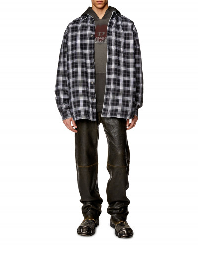 BUNDA DIESEL S-DEWNY-DOUBLE-CHECK-A JACKET - Fotografia č. 2