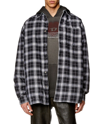 BUNDA DIESEL S-DEWNY-DOUBLE-CHECK-A JACKET - Fotografia č. 1