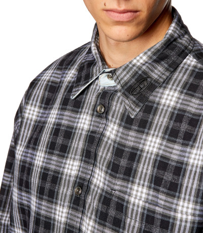 BUNDA DIESEL S-DEWNY-DOUBLE-CHECK-A JACKET - Fotografia č. 5