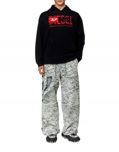 MIKINA DIESEL S-BAXT-HOOD SWEAT-SHIRT - Fotografia č. 2