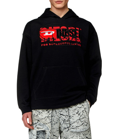 MIKINA DIESEL S-BAXT-HOOD SWEAT-SHIRT - Fotografia č. 1