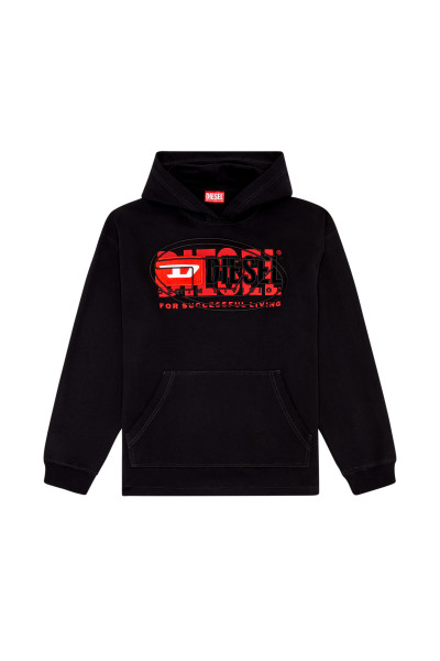 MIKINA DIESEL S-BAXT-HOOD SWEAT-SHIRT - Fotografia č. 4