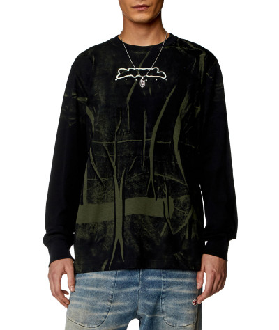 TRIČKO DIESEL T-JUST-LS-N T-SHIRT - Fotografia č. 1