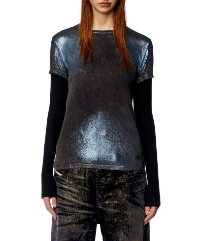 TRIČKO DIESEL T-MIWA T-SHIRT - Fotografie č. 3