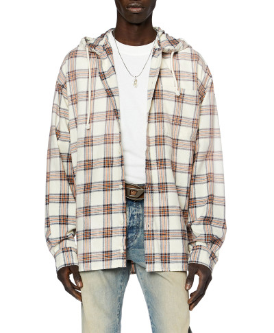 KOŠEĽA DIESEL S-DEWNY-HOOD SHIRT - Fotografia č. 1