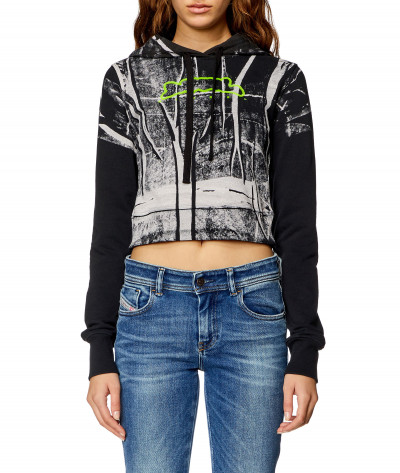 MIKINA DIESEL F-SLIMMY-HOOD SWEAT-SHIRT - Fotografia č. 1