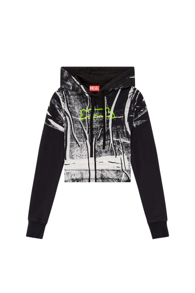 MIKINA DIESEL F-SLIMMY-HOOD SWEAT-SHIRT - Fotografia č. 3