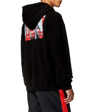 MIKINA DIESEL S-BOXT-HOOD-N8 SWEAT-SHIRT - Fotografia č. 3