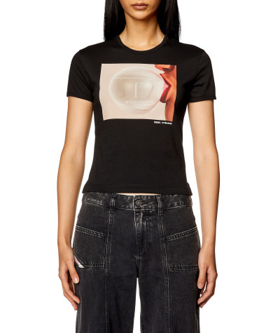 TRIČKO DIESEL T-UNCUTIE-LONG-N7 T-SHIRT - Fotografie č. 1