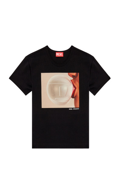 TRIČKO DIESEL T-UNCUTIE-LONG-N7 T-SHIRT - Fotografie č. 3