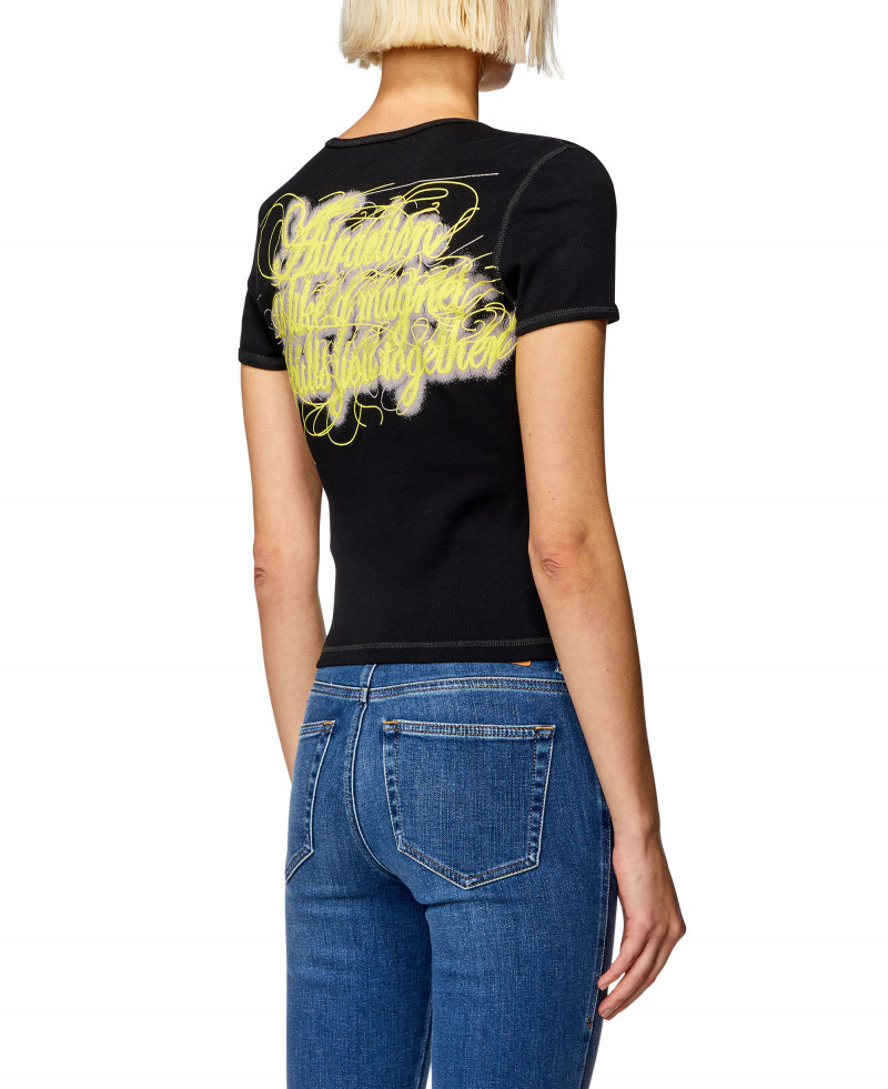 ＊DIESEL＊ t-ele-long-p2 関税・送料込み T-ELE Tシャツ｜バイオレット｜ウィメンズ｜DIESEL