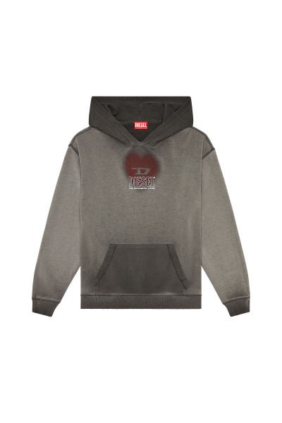 MIKINA DIESEL S-BOXT-HOOD-N10 SWEAT-SHIRT - Fotografia č. 3