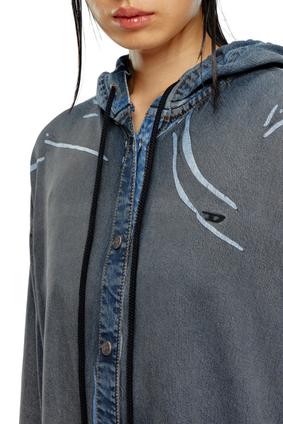RUHA DIESEL DE-DALIS-HOOD-S DRESS - Kép 3