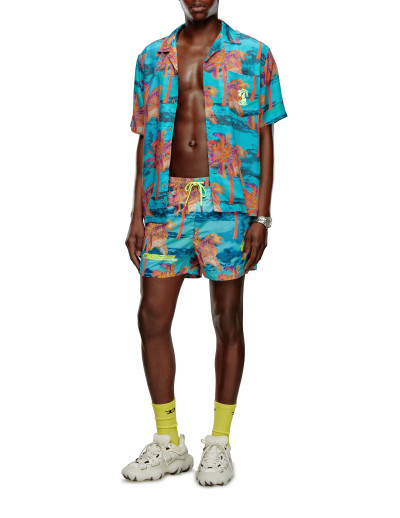 PLAVKY DIESEL BMBX-KEN-37-ZIP BOXER-SHORTS - Fotografia č. 2