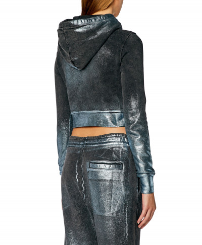 MIKINA DIESEL F-SLIMMY-HOOD-N1 SWEAT-SHIRT - Fotografia č. 3