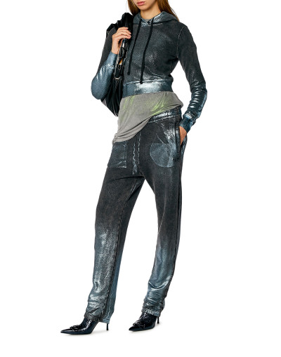 MIKINA DIESEL F-SLIMMY-HOOD-N1 SWEAT-SHIRT - Fotografia č. 2