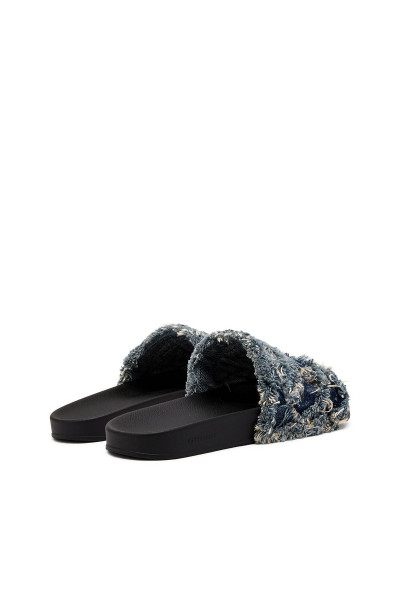 ŠĽAPKY DIESEL MAYEMI SA-SLIDE D DENIM SANDAL - Fotografia č. 2