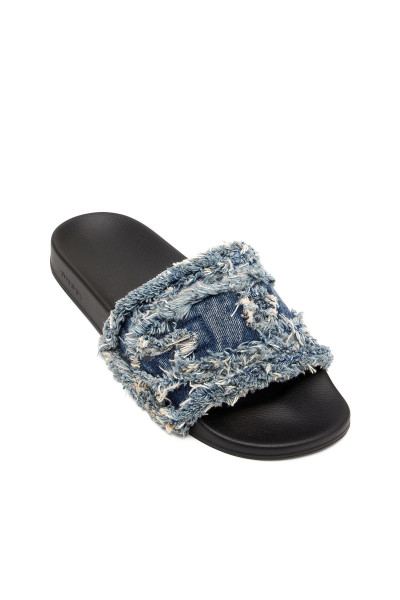 ŠĽAPKY DIESEL MAYEMI SA-SLIDE D DENIM SANDAL - Fotografia č. 6