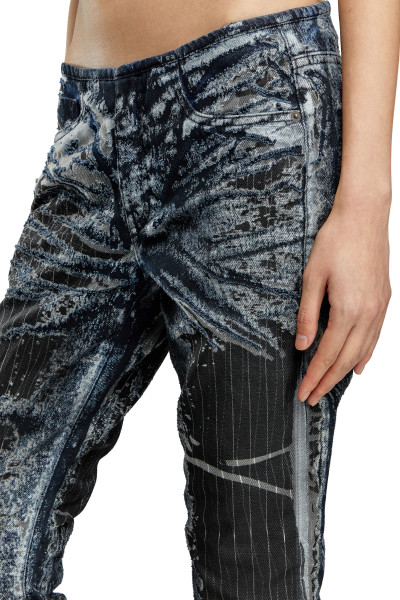 DŽÍNSY DIESEL D-SHARK-FSE TROUSERS - Fotografia č. 4