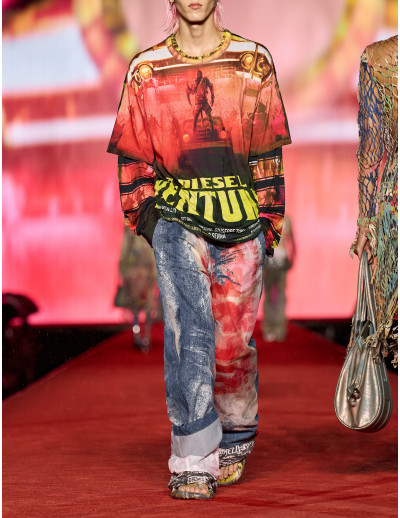 TRIČKO DIESEL T-BOXT-ADVENTURE T-SHIRT - Fotografia č. 4