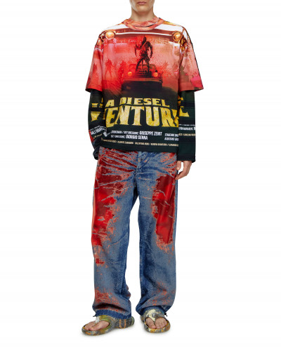 TRIČKO DIESEL T-BOXT-ADVENTURE T-SHIRT - Fotografia č. 2