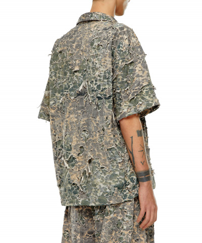 KOŠEĽA DIESEL S-HOCKNEY-CAMU SHIRT - Fotografia č. 4