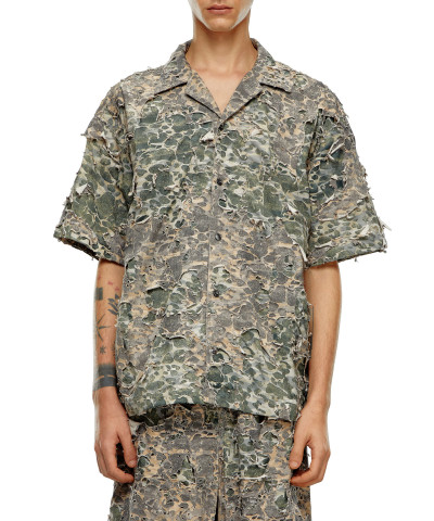 KOŠEĽA DIESEL S-HOCKNEY-CAMU SHIRT - Fotografia č. 3