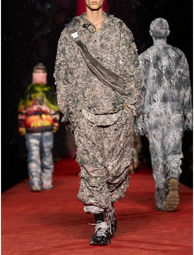 KOŠEĽA DIESEL S-HOCKNEY-CAMU SHIRT - Fotografia č. 6