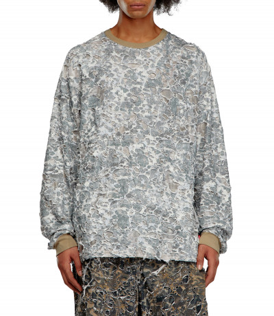 TRIČKO DIESEL T-BOXT-LS-CAMU T-SHIRT - Fotografia č. 1