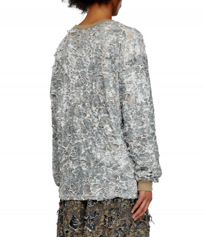 TRIČKO DIESEL T-BOXT-LS-CAMU T-SHIRT - Fotografia č. 3