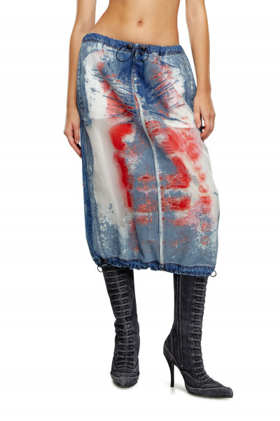 SUKŇA DIESEL DE-MIRTOW-FSE SKIRT - Fotografia č. 2