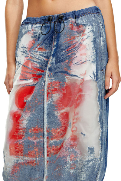 SUKŇA DIESEL DE-MIRTOW-FSE SKIRT - Fotografia č. 4