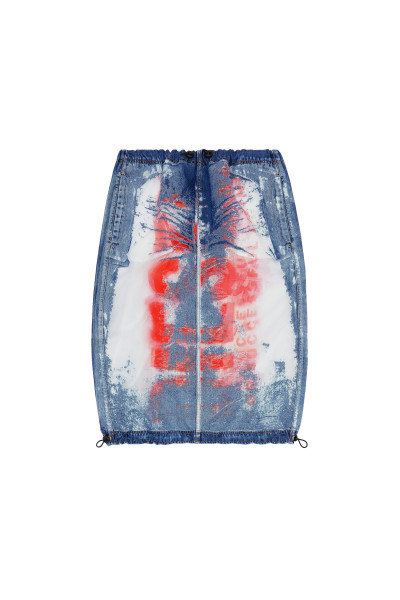 SUKŇA DIESEL DE-MIRTOW-FSE SKIRT - Fotografia č. 6