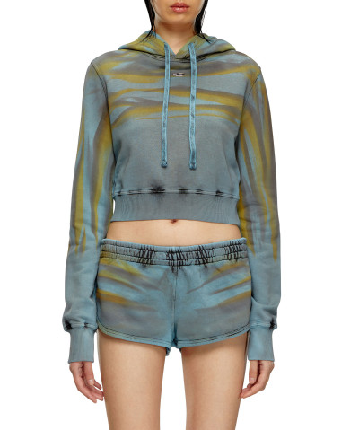 MIKINA DIESEL F-SLIMMY-HOOD-WHISK SWEAT-SHIR - Fotografia č. 1