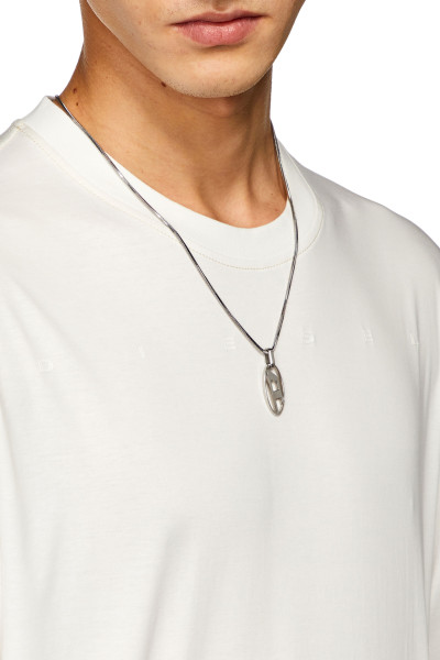 TRIČKO DIESEL T-MUST-LS-SLITS-N2 T-SHIRT - Fotografia č. 4