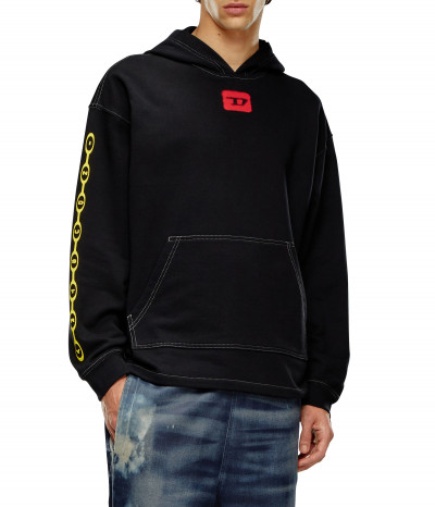 MIKINA DIESEL S-BAXT-HOOD-N1 SWEAT-SHIRT - Fotografia č. 1