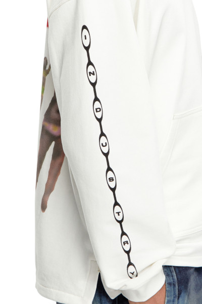 MIKINA DIESEL S-BAXT-HOOD-N1 SWEAT-SHIRT - Fotografia č. 4