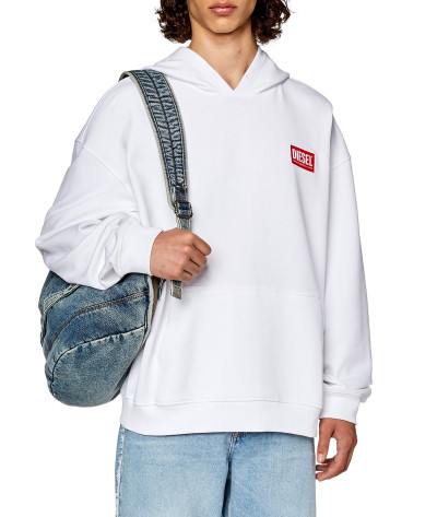 MIKINA DIESEL S-NLABEL-HOOD-L1 SWEAT-SHIRT - Fotografia č. 1