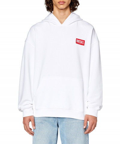 MIKINA DIESEL S-NLABEL-HOOD-L1 SWEAT-SHIRT - Fotografia č. 3