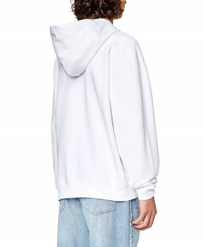 MIKINA DIESEL S-NLABEL-HOOD-L1 SWEAT-SHIRT - Fotografia č. 4