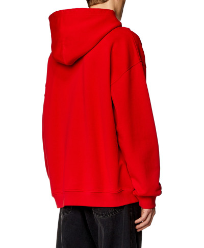 MIKINA DIESEL S-NLABEL-HOOD-L1 SWEAT-SHIRT - Fotografia č. 3