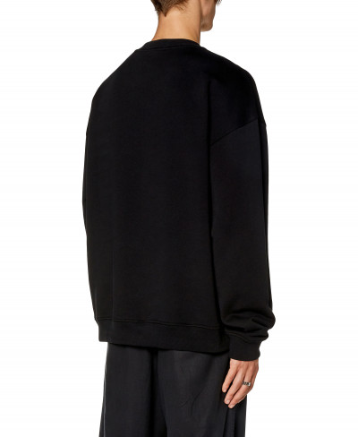 MIKINA DIESEL S-NLABEL-L1 SWEAT-SHIRT - Fotografia č. 4