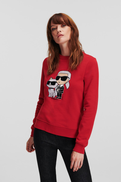 MELEGÍTŐ FELSŐ KARL LAGERFELD IKONIK 2.0 SWEATSHIRT - Kép 1